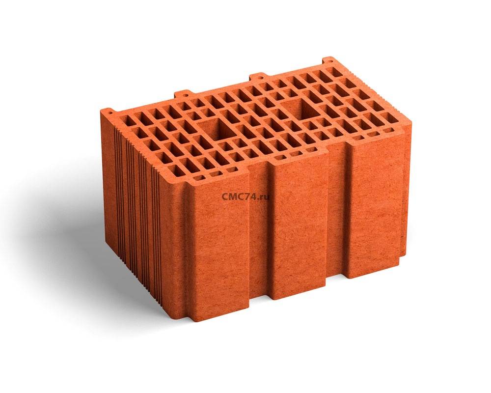 Керамический блок поризованный Porikam стеновой 10,7НФ (380*250*219 мм) М100