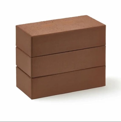 Кирпич печной полнотелый лицевой шоколад 1НФ 250*120*65 мм (КС-Керамик) 