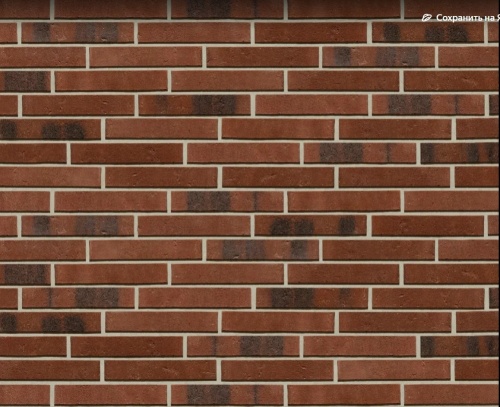 Кирпич клинкерный лицевой Хальмстад 290х85х50 М300 F100 